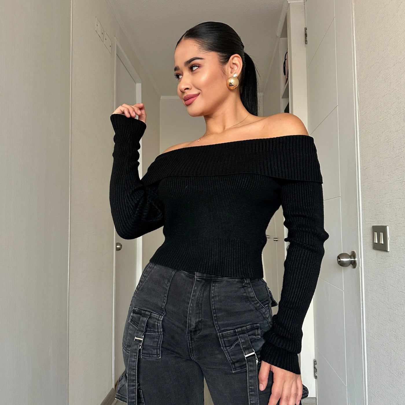 SWEATER JASMINE NEGRO