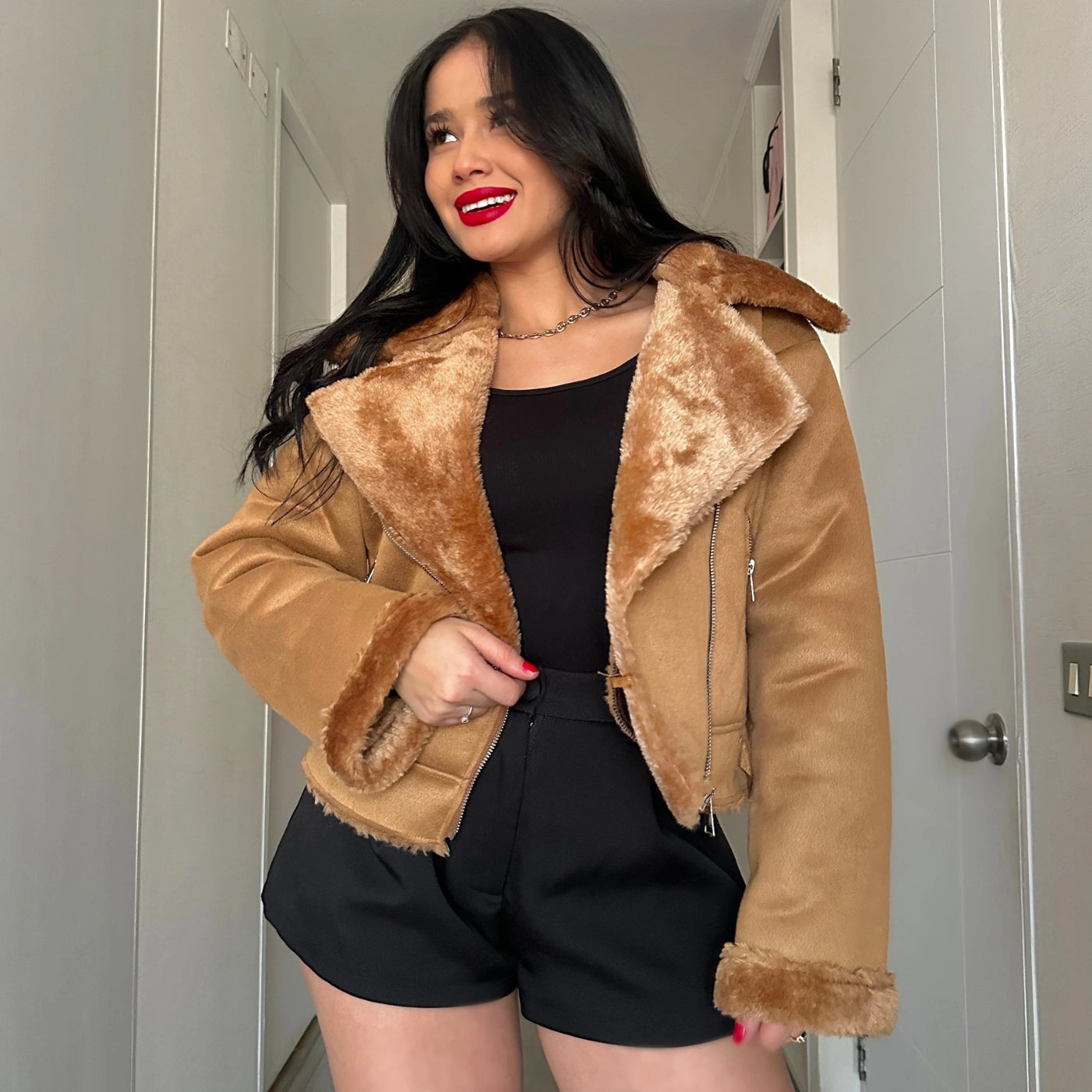 JACKET GAMUZA
