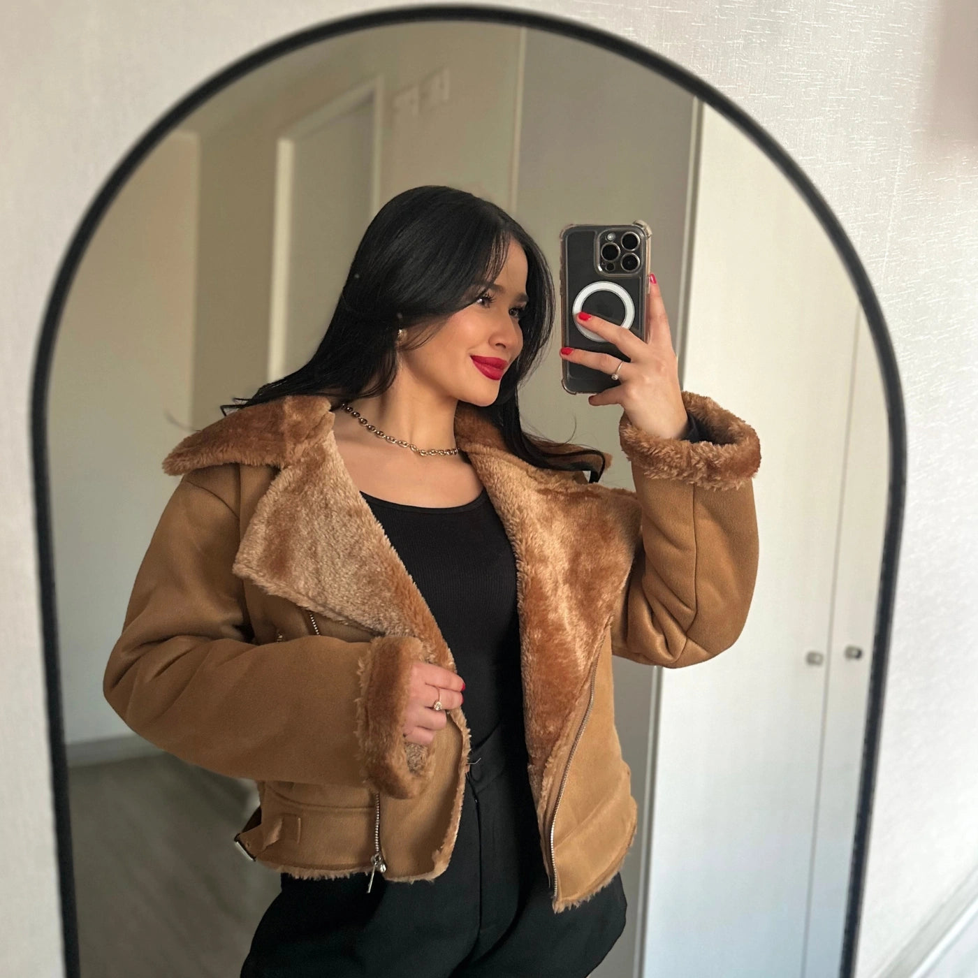 JACKET GAMUZA