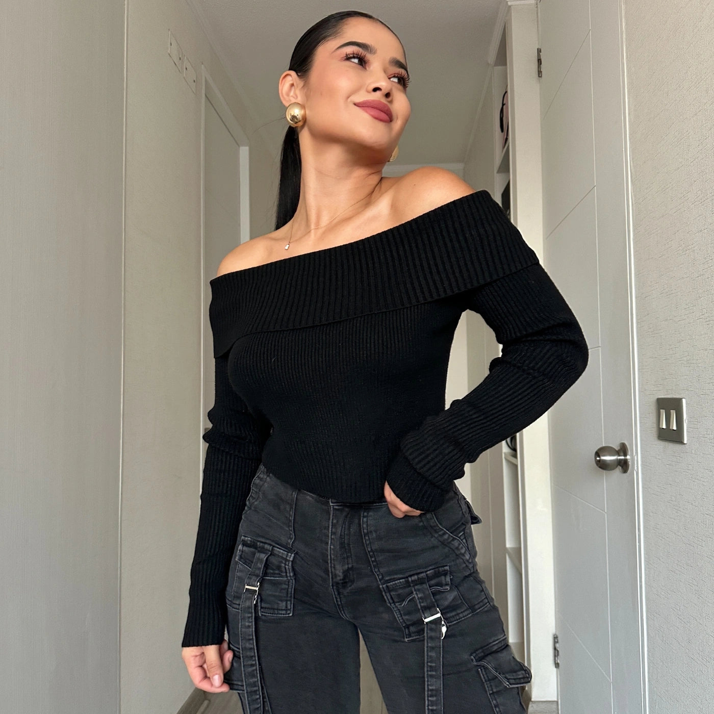 SWEATER JASMINE NEGRO